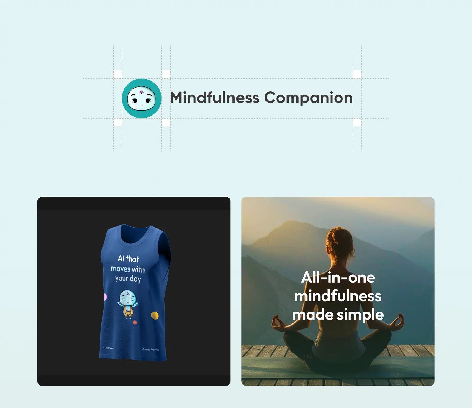 The brand board — wordmark, apparel and lifestyle imagery