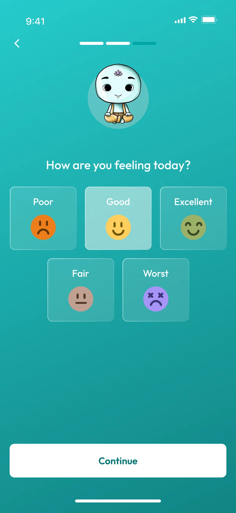 Mood check — how are you feeling today?